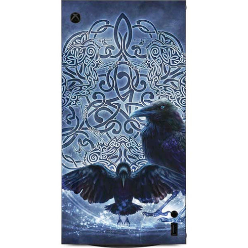 Celtic Raven by Brigid Ashwood XBox Series X Digital Edition Console Skin